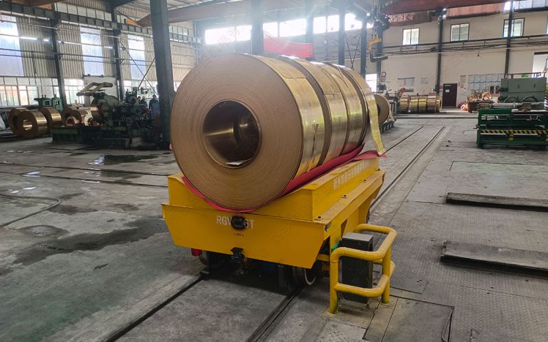 浙江有色金屬加工廠配套有軌轉運車和轉盤項目